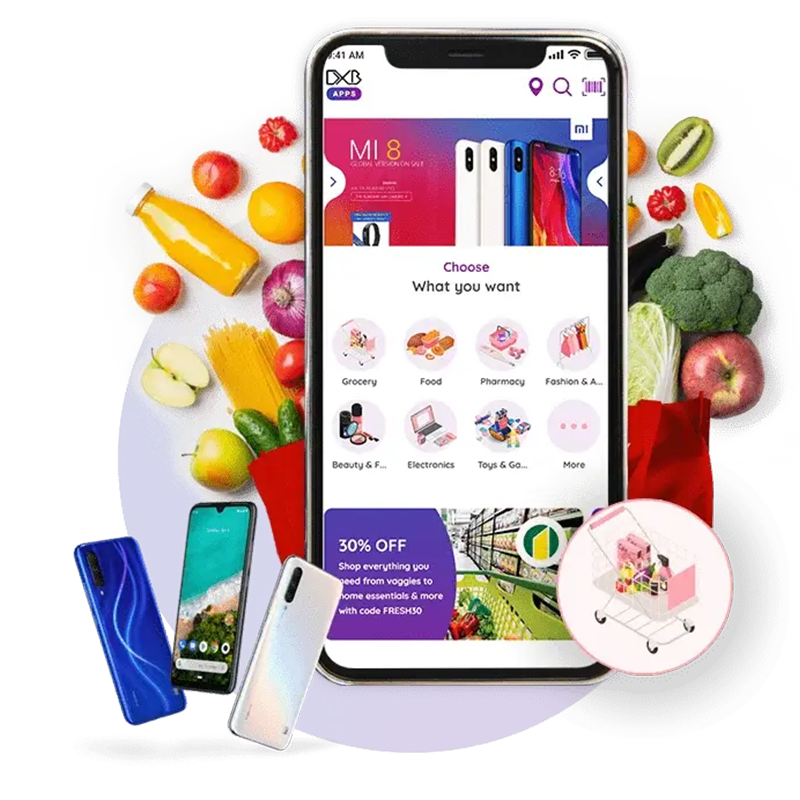 Grocery delivery app